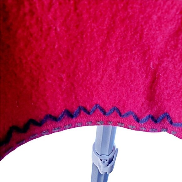 𝅺vintage Tabi Red Embroidered floral Cabincore Pure Wool Women's Jacket. Medium - Picture 7 of 10